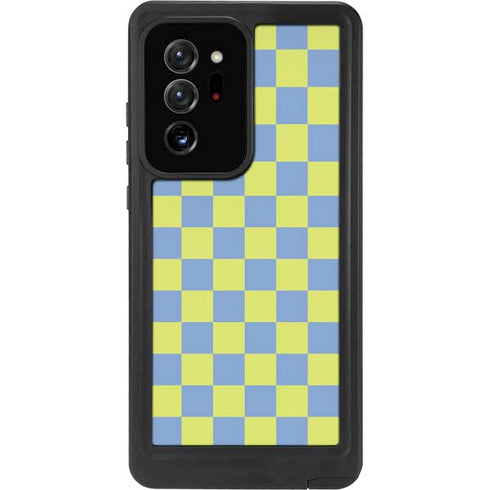Neon Checkered Galaxy Note20 Ultra 5G Waterproof Case